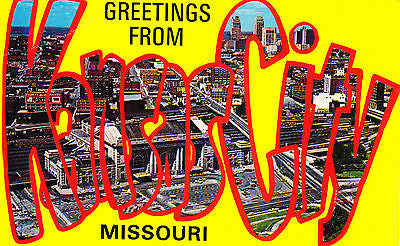 Greetings From Kansas City Missouri Postcard - Cakcollectibles