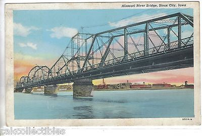 Missouri River Bridge-Sioux City,Iowa - Cakcollectibles