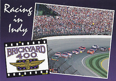 Indianapolis Motor Speedway "Brickyard 400" Postcard - Cakcollectibles - 1