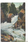 Boulder Falls-Boulder Canyon,Colorado 1909 postcard front