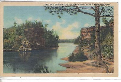 The Jaws,entrance to The Upper Dells of the Wisconsin River - Cakcollectibles