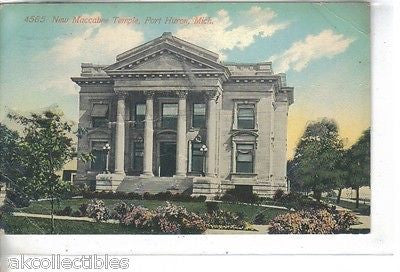 New Maccabee Temple-Port Huron,Michigan 1911 - Cakcollectibles - 1