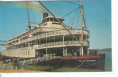 The Delta Queen, A Mississippi River Stern-Wheel Excursion Steamer, MA river, MA - Cakcollectibles