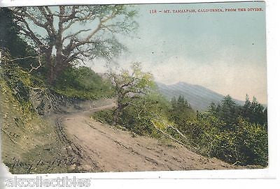 Mt. Tamalpais,California from The Divide 1908 - Cakcollectibles