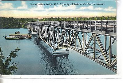 Grand Glaize Bridge, U.S. Highway 54, Lake of the Ozarks, Missouri - Cakcollectibles