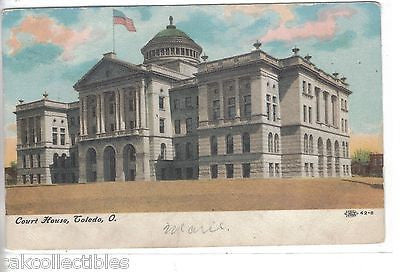 Court House-Toledo,Ohio 1908 - Cakcollectibles