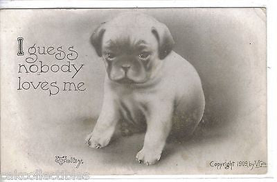 "I Guess Nobody Loves Me"-Dog V.Colby 1911 - Cakcollectibles