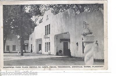 Park Plaza Motels 1950 - Cakcollectibles