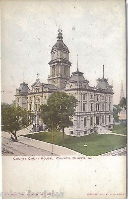 County Court House-Council Bluffs,Iowa UDB - Cakcollectibles