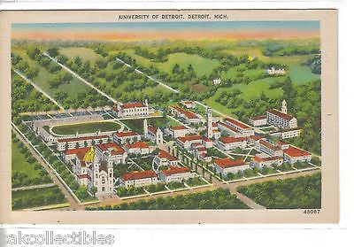 Aerial View-University of Detroit-Detroit,Michigan - Cakcollectibles
