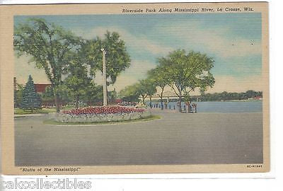 Riverside Park along Mississippi River-La Crosse,Wisconsin - Cakcollectibles