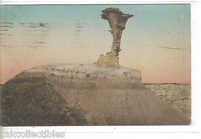 Eagle Rock,Petrified Forest-Holbrook,Arizona (Hand Colored) - Cakcollectibles