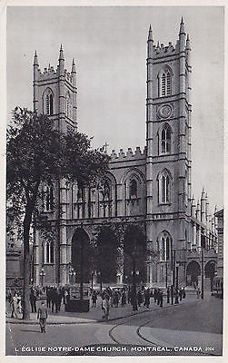 L'eglise Notre-Dame Church, Montreal, Canada Postcard - Cakcollectibles