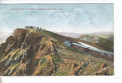 Summit of Mt. McClellan-Argentine Central Ry.-Colorado 1913 - Cakcollectibles
