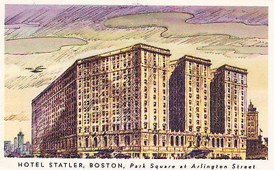 Hotel Statler Boston Postcard - Cakcollectibles