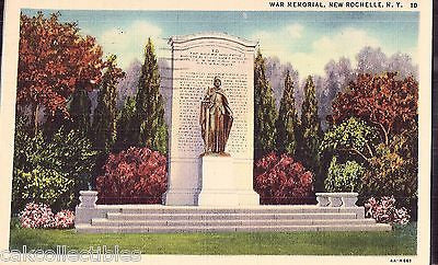 War Memorial-New Rochelle,New York 1941 - Cakcollectibles