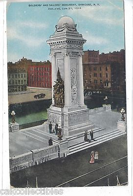Soldiers' and Sailors' Monument-Syracuse,New York 1911 - Cakcollectibles