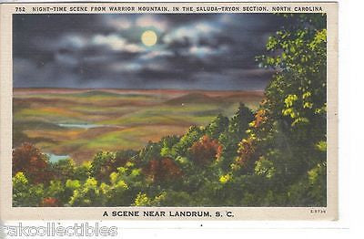 Moon View from Warrior Mountain-North Carolina - Cakcollectibles