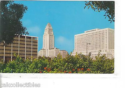Civic Center,showing City Hall and Post Office-Los Angeles,California - Cakcollectibles