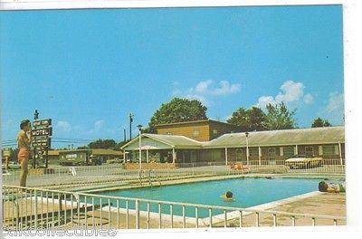 Swimming Pool,Bryant Town Motel-Newport,Tennessee - Cakcollectibles - 1