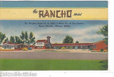The Rancho Motel-Reno,Nevada - Cakcollectibles - 1