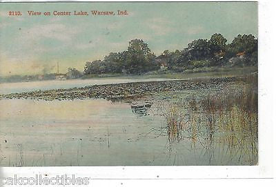 View on Center Lake-Warsaw,Indiana - Cakcollectibles