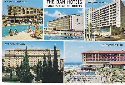 "The Dan Hotels" - Isreal's Leading Hotels Postcard - Cakcollectibles - 1