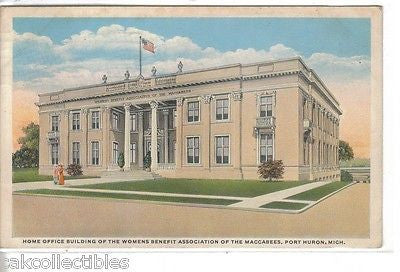Home Office Building,Women's Benefit Assoc. of The Maccabees-Port Huron,Michigan - Cakcollectibles - 1
