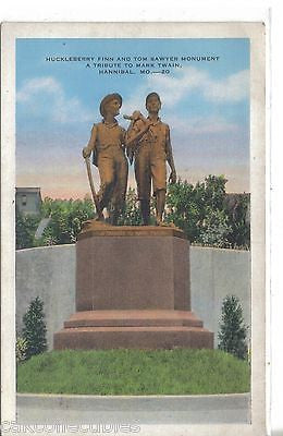 Huckleberry Finn and Tom Sawyer Monument-Hannibal,Missouri - Cakcollectibles
