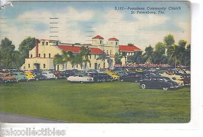 Pasadena Community Church-St. Petersburg,Florida 1954 - Cakcollectibles