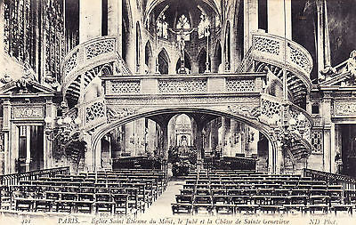Eglise Saint Etienne Du Mont Paris France Postcard - Cakcollectibles