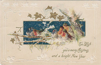 To Wish You A Merry Christmas And A Bright New Year John Winsch Postcard - Cakcollectibles