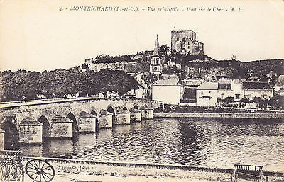 Montrichard Vue Principale Pont Sur Le Cher Postcard - Cakcollectibles
