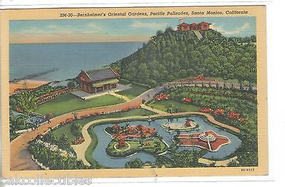 Bernheimer's Oriental Gardens,Pacific Palisades-Santa Monica,California - Cakcollectibles