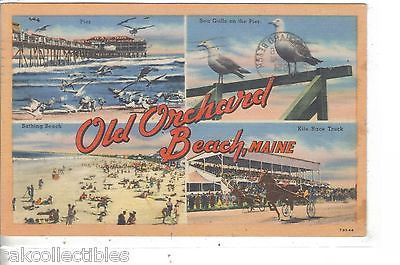 Multi View Post Card-Old Orchard Beach,Maine 1951 - Cakcollectibles