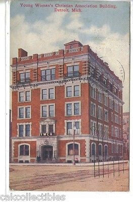 Y.W.C.A. Building-Detroit,Michigan 1910 - Cakcollectibles - 1