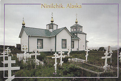 Historic Russian Church In Ninilchik, Alaska Postcard - Cakcollectibles - 1