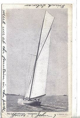 The Cup Challenger "Shamrock" -Sailboat 1903 - Cakcollectibles
