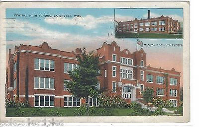 Central High School-La Crosse,Wisconsin 1936 - Cakcollectibles