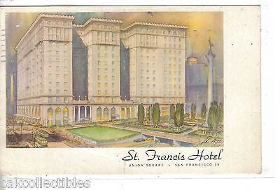 St. Francis Hotel-San Francisco,California 1958 - Cakcollectibles