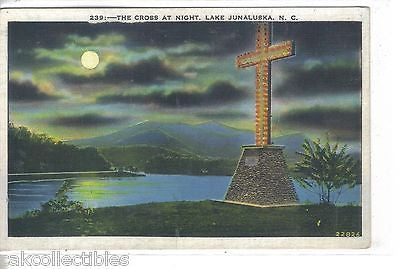 The Cross at Night-Lake Junaluska,North Carolina - Cakcollectibles