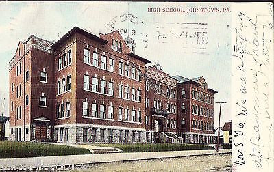 High School-Johnstown,Pennsylvania 1906 - Cakcollectibles
