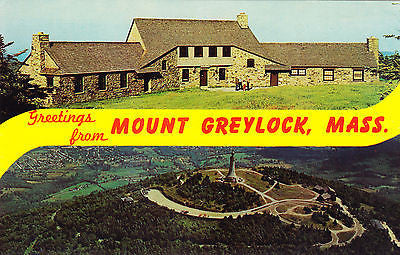 Greetings From Mount Greylock Massachusetts Postcard - Cakcollectibles