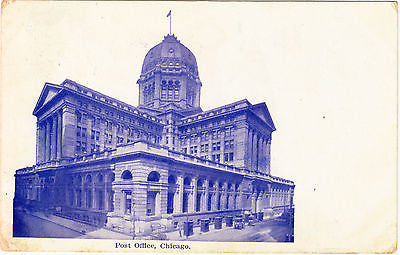 Post Office Chicago Postcard - Cakcollectibles