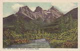 "The Three Sisters" - Banff National Park, Canada Postcard - Cakcollectibles - 1