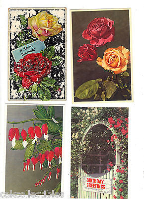 Lot of 4 Antique Greetings Post Cards-Lot 76 - Cakcollectibles - 1