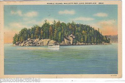 Marble Island,Mallett's Bay-Lake Champlain - Cakcollectibles