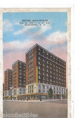 Hotel Annapolis-Washington,D.C. - Cakcollectibles