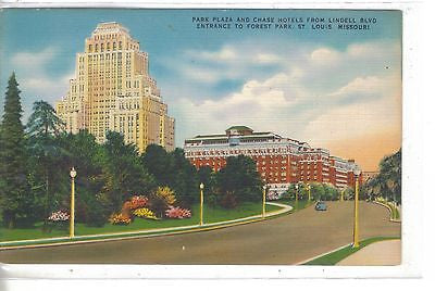 Park Plaza and Chase Hotels-St. Louis,Missouri - Cakcollectibles