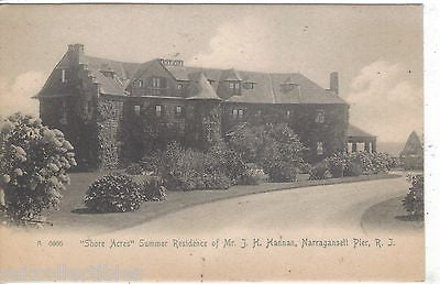 "Shore Acres",Summer Residence of Mr. I.H. Hannan-Narragansett Pier,R.I. UDB - Cakcollectibles